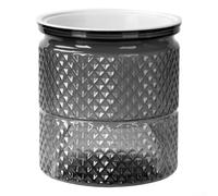 Self Watering Indoor Flower Pot Engineered for Dependable Hydration and Compatibility with Common Houseplants (Transparent Gray)