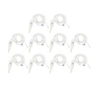 Self Watering Insert Spike Device Automatic Plant Watering Stake Drip Irrigator with Slow Release Control Valve Switch for Indoor Outdoor Plants Clay ABS Ceramic Material 10Pcs