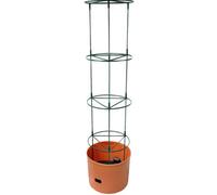 Burwells Self-Watering 1.5m Jumbo Growing Tower Planter - 4 Tier Support & 8L water Reservoir - Indoor Outdoor Large Vegetable, Tomato, & Climbing Plant Pot