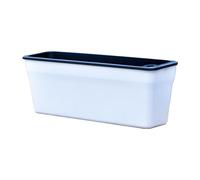 Self-watering Narrow Planter for Small Spaces Water Absorbing Flower Pot for Indoor and Outdoor Use Compact Balcony Garden Pot Design for Herbs and