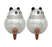 Self-watering Plant Device Featuring Panda Design And 500ml Reservoir, Allowing Controlled Water Release For Various Indoor And Outdoor Plants