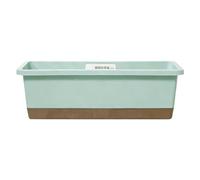 Self-Watering Plant Pot - Automatic Watering | Vegetable Box Indoor with Base & Extraction Holes, Absorbent Cord, for Cuttings Seedlings Herbs African Violets, Window Sill Balcony