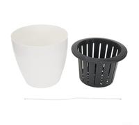 Self Watering Plant Pot, Lazy Flowerpot with Automatic Watering System, Imitation Porcelain Plastic for Indoor Outdoor Home Office(XXXL)