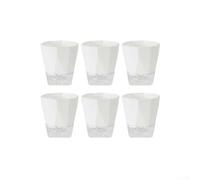 Self Watering Plant Pots Set 6 Pack with Removable Reservoir and Precision Drainage for Stable Growth (Small)