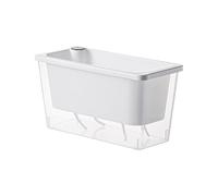 Self Watering Planter - Rectangular Balcony Pot Compact Indoor Garden Box | Reusable Floral Cultivation Container For Window Sill Apartment Herb Plant Growing Home Decor