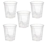 Self Watering Planters, Decorative Indoor Pots, Orchid Flower Containers with Drainage Feature, Plant Pot Set, Indoor Garden Planters with Compact Design, Planter for Patio Vegetable and Strawberry