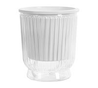 Self-Watering Pots - 15cm Transparent Hydroponics, Planter Pots, Drainage Hole | Balcony Living Room Bedroom Plant Container Automatic Watering Gardening Accessory For Indoor Plants