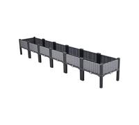 Self-Watering Raised Garden Bed with Legs Elevated Planter Box for Patio