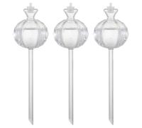 Self Watering Spike, 3 Plant Watering Spikes, Drip Irrigation Slow Release Waterer, Automatic Plants Device for Indoor Outdoor Plant Hydration Flowers Orchids Garden 10.24x3.15in