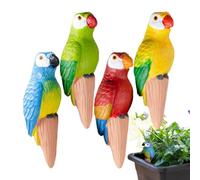 Self Watering Spikes | Automatic Terracotta Irrigation Stakes | 4-Piece Watering Spikes for Outdoor Plants - for Indoor Outdoor Garden Pathway Backyard Farm Patio Lawn House Planter Potted