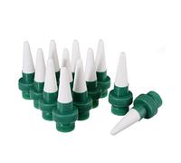 Self Watering Spikes Plant Watering Devices Vacation Plant Watering Dripper Plant Waterer with Water Control Valve Self Watering Spikes 12PCS Automatic Plant Watering System Ceramic Automatic Flower A