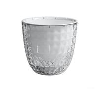 Self Watering Transparent Flower Pot for Indoor Plants Compatible with Standard Drainage and Humidity Requirements (11cm)