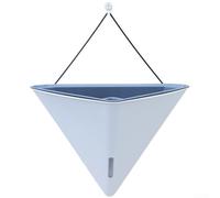 Self-Watering Triangular Wall 31x21.5x23cm PP Water Window | Sturdy PP plastic with detachable basket wicking cotton system wall-mounted for balconies fences