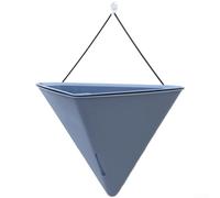 Self-Watering Triangular Wall 31x21.5x23cm PP Water Window | Sturdy PP plastic with detachable basket wicking cotton system wall-mounted for balconies fences