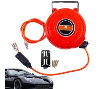 Self Winding Hose Drum - Pneumatic Air Hose Reel, Workshop Storage | Wall Mounted Airline Organizer with Pivoting Base for Mechanical Garages and Cars, Durable Resistance Hose Management System