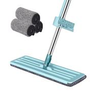 Self Wringing Flat Mop, Self Wringing Mops for Floor Cleaning, 360 Degree Hands Free Microfiber Floor Mop, Flat Mop with 3 Reusable Mop Pads, Squeeze Mop for Hardwood Floor and Window