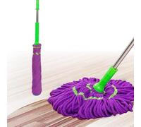 Self Wringing Mop Microfiber Twist Mop for Floor Cleaning, String Wet Floor Cleaner with 45" Long Handle, Household String Mops for Kitchen, Hardwood, Restaurant, Bathroom, Garages (1pcs)