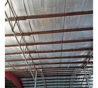 SelfAdhesive Aluminum Bubble Foil Insulation RollReflective Heat Barrier for Roofs Sheds Garages & Radiators (Size: 1x20m/3.2x65.6ft)