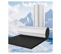 SelfAdhesive Aluminum Foil Car Sound Deadening Mat Heat Insulation Reflective Foam BER Closed Cell Rubber Sound Deadener (1x2m/3.2x6.6ft 25mm Thickness)