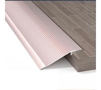 SelfAdhesive Aluminum Transition Profile 0.9mAntiSlip Height Adjustment Door Strip Durable Floor Transition Strip for Smooth Flooring Change Color D