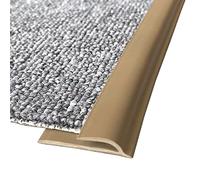 SelfAdhesive Extra Long Carpet Trim StripCuttable Threshold for Doorway Join Tile & Wood to Carpet Light Brown 8m Length Floor Solution for Seamless Transitions