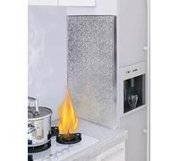 SelfAdhesive Magnetic Heat Shield Mat for Fridge Grill Stove & OvenAluminum Foil Insulation (100x60 cm) HighTemperature Resistance Easy Installation