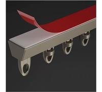 SelfAdhesive No Drill Curtain Track SystemCeiling Mount Straight Curtain Rails for Room Divider 10m/32.8ft BrownEasy Installation Design Versatile Home Decor