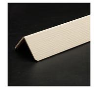 SelfAdhesive PVC Wall Corner Guard Trim 1.5" Wide Wall Protector Shield for Kitchen Office110cm/43.3in Durable White Bei Edge Protection
