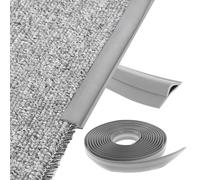 SelfAdhesive TPE Laminate Trim Strips Light Gray 5mWall and Baseboard Molding Edge Profiles Transition Profiles for Floors and Walls