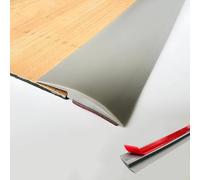 SelfAdhesive Vinyl Transition Strip for Connecting Laminate and PVC 3.5x500cm Gray Perfect for Floors Up to 5mm Thickness Durable & Easy Installation
