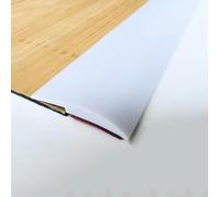 SelfAdhesive Vinyl Transition Strip for Connecting Laminate and PVC Flooring 3.5x500cm White Ideal for Up to 5mm Height Difference Durable and Easy to Install