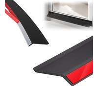 SelfAdhesive Waterproof Rubber Weather Stripping4m (13.1ft) Black Door & Window Rain Drip Edge Seal Exterior Rainwater Diverter for Effective Edge Protection
