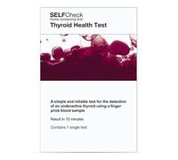 SELFCHECK Thyroid Health Test, Underactive Thyroid Testing Kit, TSH Home Blood Test for Hypothyroidism, Freephone Customer Help Line