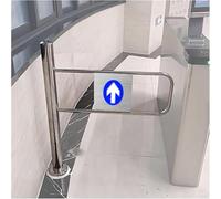 SelfCleaning Security DoorManual Swing Door for Industrial Aisles 50100 cm OneWay Access Left Opening 90Degree Design Size 1 for Enhanced Safety