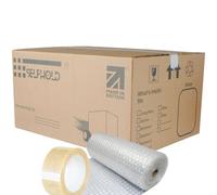 SelfHold 20 Cardboard Moving House Boxes Large Kit (24" x 12" x 8") for Storage, Shipping and Moving House With FREE Bubble Wrap+Tape | Made in Britain