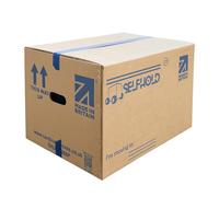 SelfHold 20 Double Wall Cardboard Moving House Boxes Large 58cm x 42cm x 35cm (23" x 17" x 14") Removal Packing Boxes For Moving House With Printed Room Checklist & Carry Handles | Made in Britain
