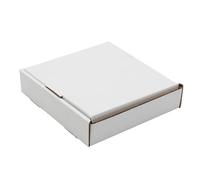 SelfHold Boxes2Go 10x Pizza Style Postal Box (White) (18") - Ideal For Large Pizzas & Takeaways, Bakery & Catering, Postal & E-commerce Packaging, Board Games & Gifts, and Etc! (No Tape Needed)