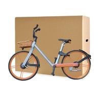 SelfHold Double Wall Cardboard Bike Shipping Box With Handles - Bicycle Postal Packaging for Safe Transit & Storage (Available in 12 Sizes) (1450 x 235 x 900mm)