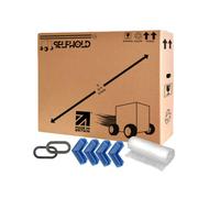 Selfhold Double Wall Cardboard Tv Box With Foam Corners, Bubble Wrap & Easy Grip Hand Holds (24 Inch) - Pack Of 1