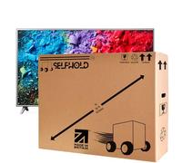 SelfHold Extra Strong 86" Cardboard TV Moving Box 2100 x 200 x 1200mm With Hand Holes | Double Wall Packaging for Large Screen Television Shipping, Storage & House Removals | Made in Britain