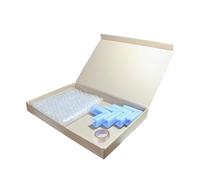 SelfHold Laptop Shipping Boxes Kit includes Box, Bubble Wrap, Tape and four Corners for Shipping, Postage, Packing - Size (46cm x 34cm x 5cm)