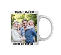 SelfHold Personalised Mugs with Photo and Text - Personalised Cup & Customised Mug Gift for Family, Birthday, Anniversary, Mum, Dad, Husband, Wife, Business Branding, and for Everyone!