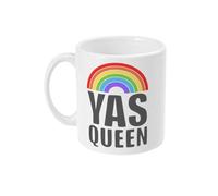 SelfHold Pride Mug - YAS Queen - Pride Day Mug: Gift for Friend - Gift for Partner - Birthday Gift - 11Oz Ceramic Cup