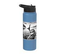 Selfie Bigfoot Loch Ness UFO Cryptid Sasquatch Alien Lover Stainless Steel Insulated Water Bottle