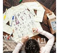 Selfie Craft Co Ice Queen Colour In Top With Fabric Pens - 6-8 years