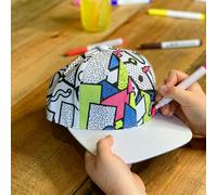 Selfie Craft Co Neo Memphis Colour In Cap With Fabric Pens - One Size