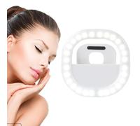 Selfie Light, 3-Speed Mobile Light Selfie Ring Light - Rechargeable Light Selfie Ring Video Conference Light with Clip for Laptop Conference Zoom Laptop Tel