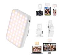 Selfie Light for iPhone - BANSINE USB-Rechargeable LED Phone Light - Portable Photo Light with 97+ CRI, Up to 6500K Color Temperature Camera Light for Selfie, Zoom Conference, Video and Makeup