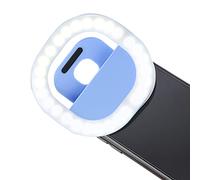 Selfie Light For Phone | 3-speed Front Ring Light - Rechargeable Portable Clip Selfie Ring Light For Phone Smartphone Photography, Camera Video, Girls Makeup