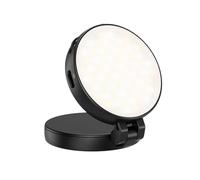 Selfie Light, Magnetic Makeup Lamp, Portable Rechargeable Ring Light with Adjustable Brightness for Photography Video Recording Vlogging Travel Home, Compact Design, Lightweight Build, Modern Style